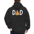 Dad Birthday Pizza 1st Birthday Pizza Family Matching Men's Hoodie Back Print