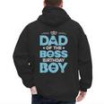 Dad Of The Boss Birthday Party Outfit Like A Boss Daddy Men's Hoodie Back Print Dad Of The Boss Birthday Party Outfit Like A Boss Daddy Men's Hoodie Back Print
