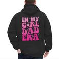 In My Dad Era Girl Groovy Retro Papa Fathers Day Men's Hoodie Back Print
