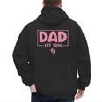 Dad Est 2026 Logo Daddy 2026 Soon To Be New Father 2026 Men's Hoodie Back Print