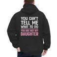 Dad For Father Daddy Papa Men From Daughter Dad Men's Hoodie Back Print