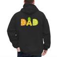 Dad Fruitarian Lover Summer Father Fruit Slice Men's Hoodie Back Print