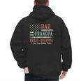 Dad Grandpa Great Grandpa I Just Keep Getting Better Men's Hoodie Back Print