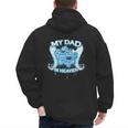 My Dad Is My Guardian Angel In Heaven Loss Father Memorial Men's Hoodie Back Print