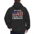 Dad Man Saying Proud Dad That Didn't Raise Liberals Men's Hoodie Back Print Dad Man Saying Proud Dad That Didn't Raise Liberals Men's Hoodie Back Print