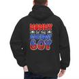 Dad And Mom Mommy Birthday Boy Spider Family Matching Men's Hoodie Back Print