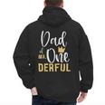 Dad Of Mr Onederful 1st Birthday First One-Derful Matching Men's Hoodie Back Print