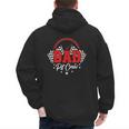 Dad Pit Crew Birthday Party Race Car Racing Family Matching Men's Hoodie Back Print