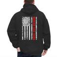 Dad Senior 2026 Proud Dad Of A Class Of 2026 Graduate Flag Men's Hoodie Back Print