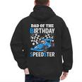 Dad Shirt Two Fast Two Curious Racing Cars Birthday Men's Hoodie Back Print