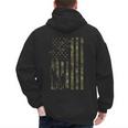Dad And Son Duck Hunting Father And Son Matching Hunting Men's Hoodie Back Print