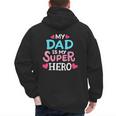 My Dad Is My Superhero Best Dad Father's Day Cool Kids Men's Hoodie Back Print My Dad Is My Superhero Best Dad Father's Day Cool Kids Men's Hoodie Back Print
