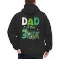 Dad Of The Three Rex Birthday Dinosaur Family Matching Men's Hoodie Back Print Dad Of The Three Rex Birthday Dinosaur Family Matching Men's Hoodie Back Print