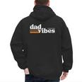 Dad-Vibes Forever Father Retro Vintage Men's Hoodie Back Print