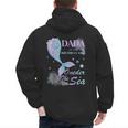 Dada Dad 1st Birthday Mermaid Oneder The Sea Family Matching Men's Hoodie Back Print