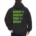 Dada Daddy Dad Bruh Father's Day Game Pixel Men's Hoodie Back Print
