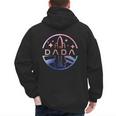 Dada Space Astronaut Rocket Birthday Party Men's Hoodie Back Print