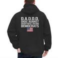 Daddd Shirt Dads Against Daughters Dating Democrats Men's Hoodie Back Print