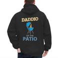 Daddio Of The Patio Fathers Day BBQ Grill Dad Men's Hoodie Back Print Daddio Of The Patio Fathers Day BBQ Grill Dad Men's Hoodie Back Print