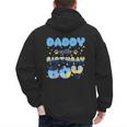 Daddy Of The Bday Boy Blue Dog Theme Party Family Matching Men's Hoodie Back Print