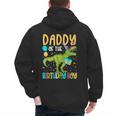 Daddy Of The Birthday Boy Family Matching Dinosaur Squad Men's Hoodie Back Print