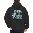 Daddy Of The Birthday Dolphin Family Matching Party Squad Men's Hoodie Back Print