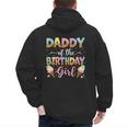 Daddy Of The Birthday Girl Ice Cream Lover Party Men's Hoodie Back Print