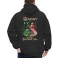 Daddy Of The Birthday Girl Pink And Green Family Matching Men's Hoodie Back Print