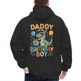 Daddy Of The Birthday Party Outfit Dinosaur Squad Dad Men's Hoodie Back Print