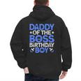 Daddy Of The Boss Birthday Party Outfit Like A Boss Daddy Men's Hoodie Back Print