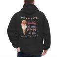 Daddy Dad Ice Cream Third Birthday Three Scoops Of Fun Men's Hoodie Back Print