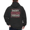 Daddy Daughter Squad Fathers Day Matching Dad And Daughter Men's Hoodie Back Print
