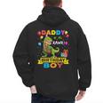 Daddy Dinosaur Shirt Cute Birthday Boy Family Apparel Men's Hoodie Back Print Daddy Dinosaur Shirt Cute Birthday Boy Family Apparel Men's Hoodie Back Print