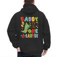 Daddy Of The One-A-Saurus 1St Birthday Boy Dinosaur Men's Hoodie Back Print