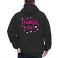 Daddy's Girl Shirt With Pink Lettering Men's Hoodie Back Print
