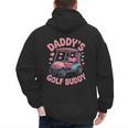 Daddy's Golf Buddy Cute Family Golfer Sport Fan Tee Matching Men's Hoodie Back Print