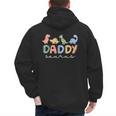 DaddysaurusRex Dinosaur Dad Daddy Saurus Family Men's Hoodie Back Print