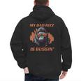 Dad's Birthday Father's Day Dad RIzz Is Bussin' Men's Hoodie Back Print