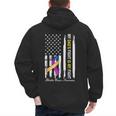 My Dad's Fight Is My Fight Bladder Cancer Awareness Men's Hoodie Back Print