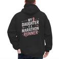 My Daughter Is A Marathon Runner Proud Mom & Dad Men's Hoodie Back Print My Daughter Is A Marathon Runner Proud Mom & Dad Men's Hoodie Back Print