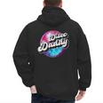 Disco Daddy 60's 70s Disco Dad Men's Hoodie Back Print