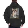 I Got That Dog In Me Corgi Dog Meme For Corgi Mom Dad Men's Hoodie Back Print