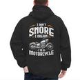 I Don't Snore I Dream I'm A Motorcycle Biker Dad Men's Hoodie Back Print