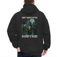 Don't Worry Kitten Daddy's Here Men's Hoodie Back Print
