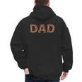Donut Dad Donut Lover Father's Day For Dad Men's Hoodie Back Print