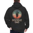 Doodle Dog Vintage Doodle Dad Small Men's Hoodie Back Print