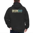 Drum Dad Like A Normal Dad But Cooler Shirt Music Dad Men's Hoodie Back Print