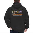 Fa-Thor Like Dad Just Way Mightier Hero Fathers Day Men's Hoodie Back Print Fa-Thor Like Dad Just Way Mightier Hero Fathers Day Men's Hoodie Back Print