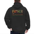 FA-Thor Like Dad Just Way Mightier Hero Fathers Day Small Men's Hoodie Back Print