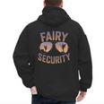 Fairy Security Birthday Family Halloween Costume Dad Mom Men's Hoodie Back Print